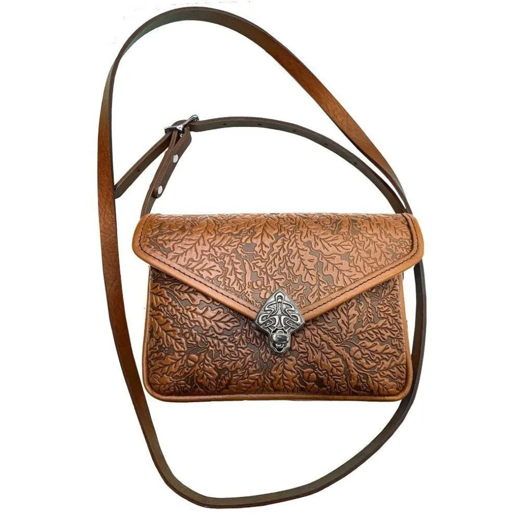 Becca Cell Phone Handbag, Oak Leaves