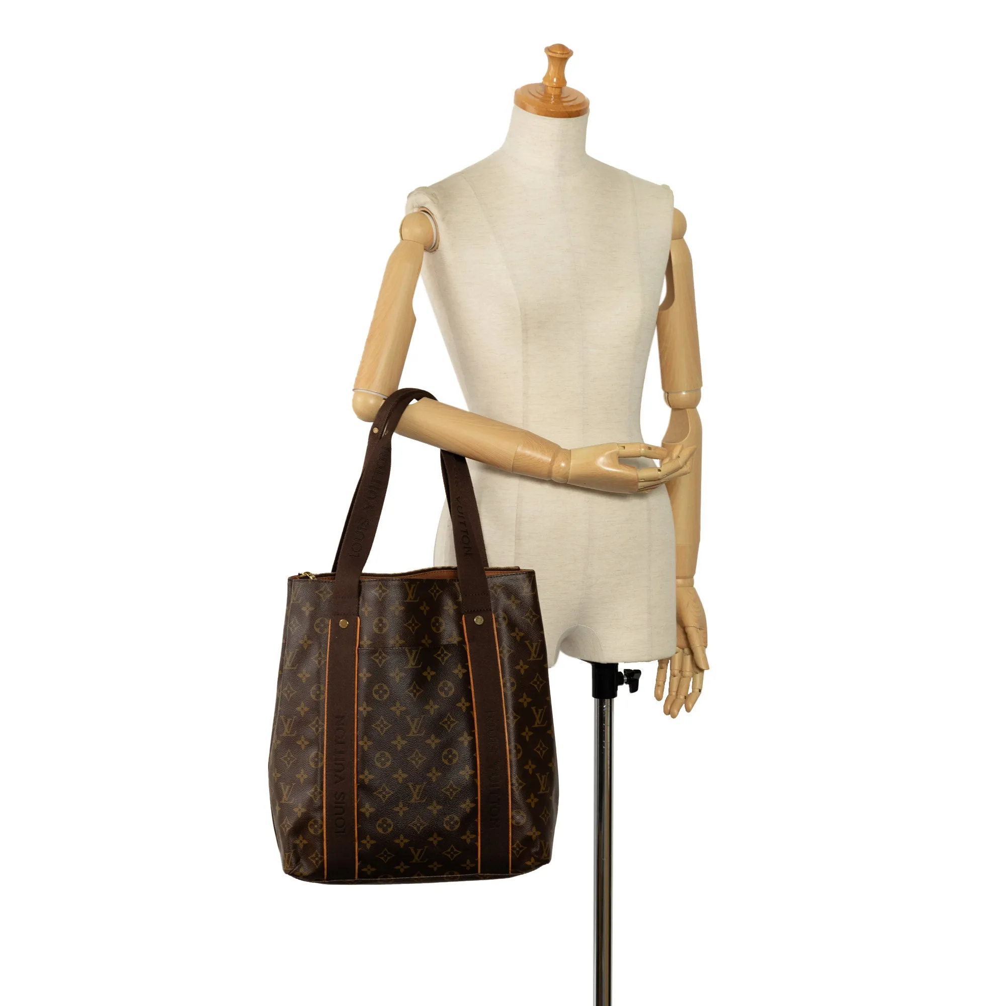 Brown Louis Vuitton Monogram Cabas Beaubourg Tote Bag