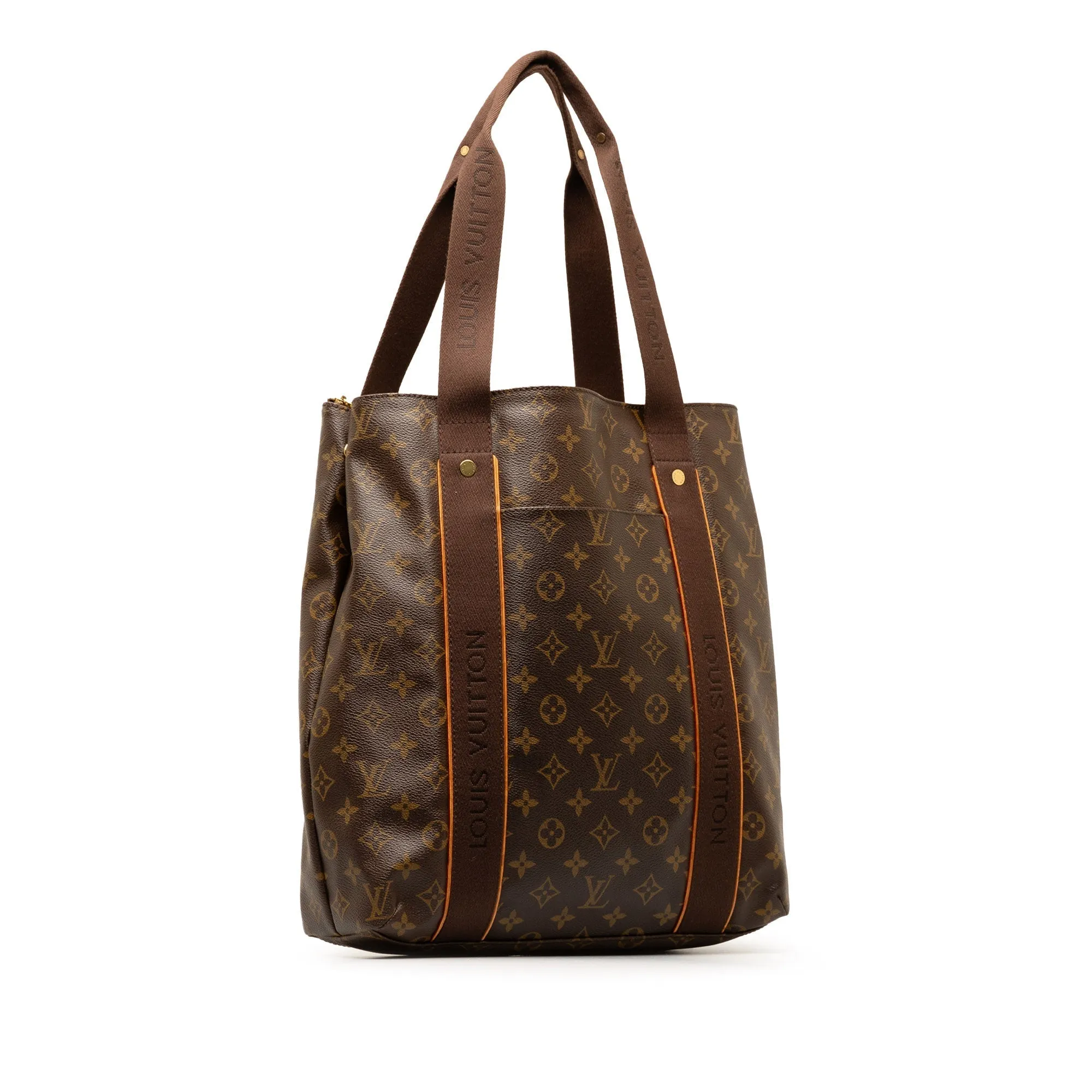 Brown Louis Vuitton Monogram Cabas Beaubourg Tote Bag