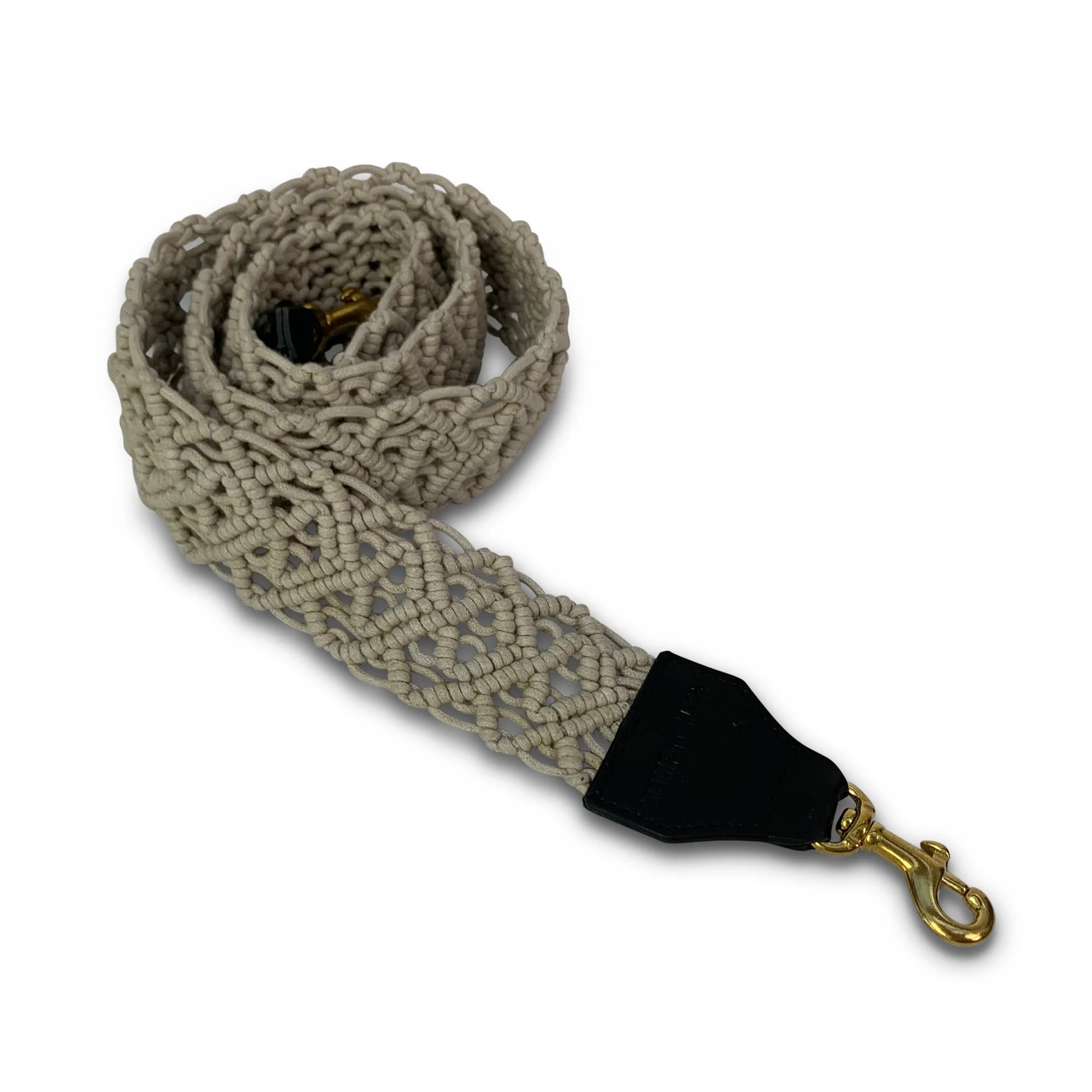 Chalk Macrame Bag Strap