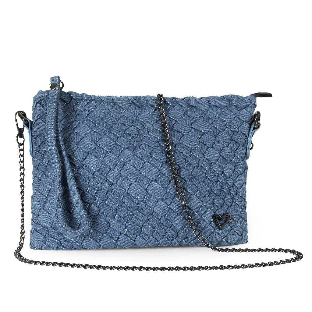 Charlotte Woven Crossbody - Denim Jeans