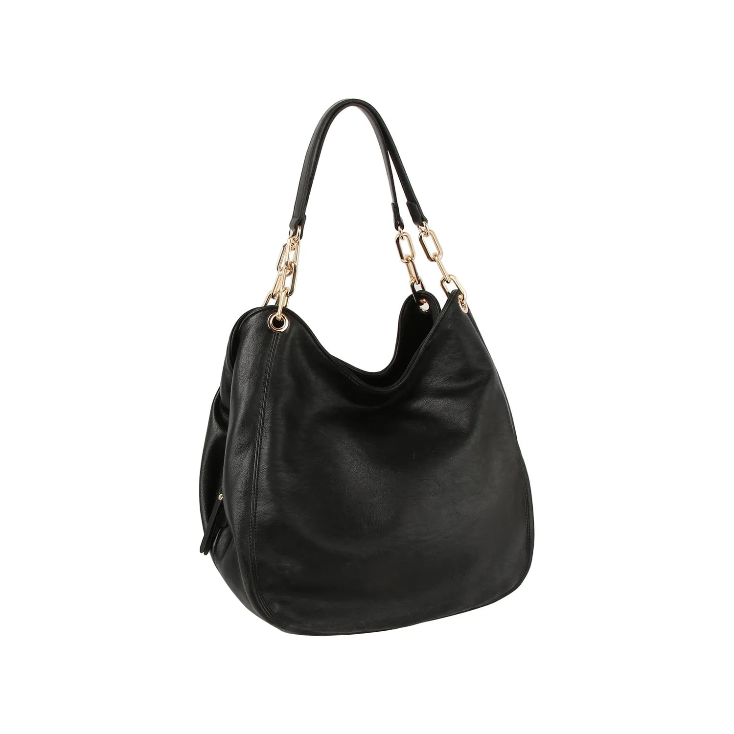 CJF143 Three Compartment Hobo Tote Bag