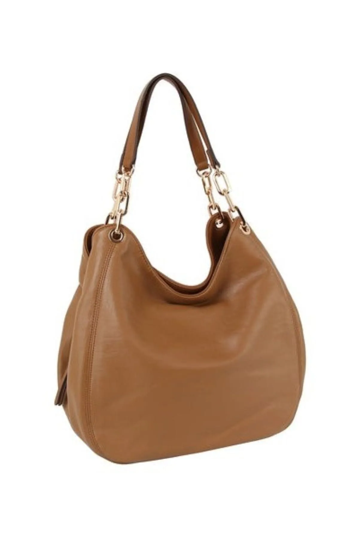 CJF143 Three Compartment Hobo Tote Bag