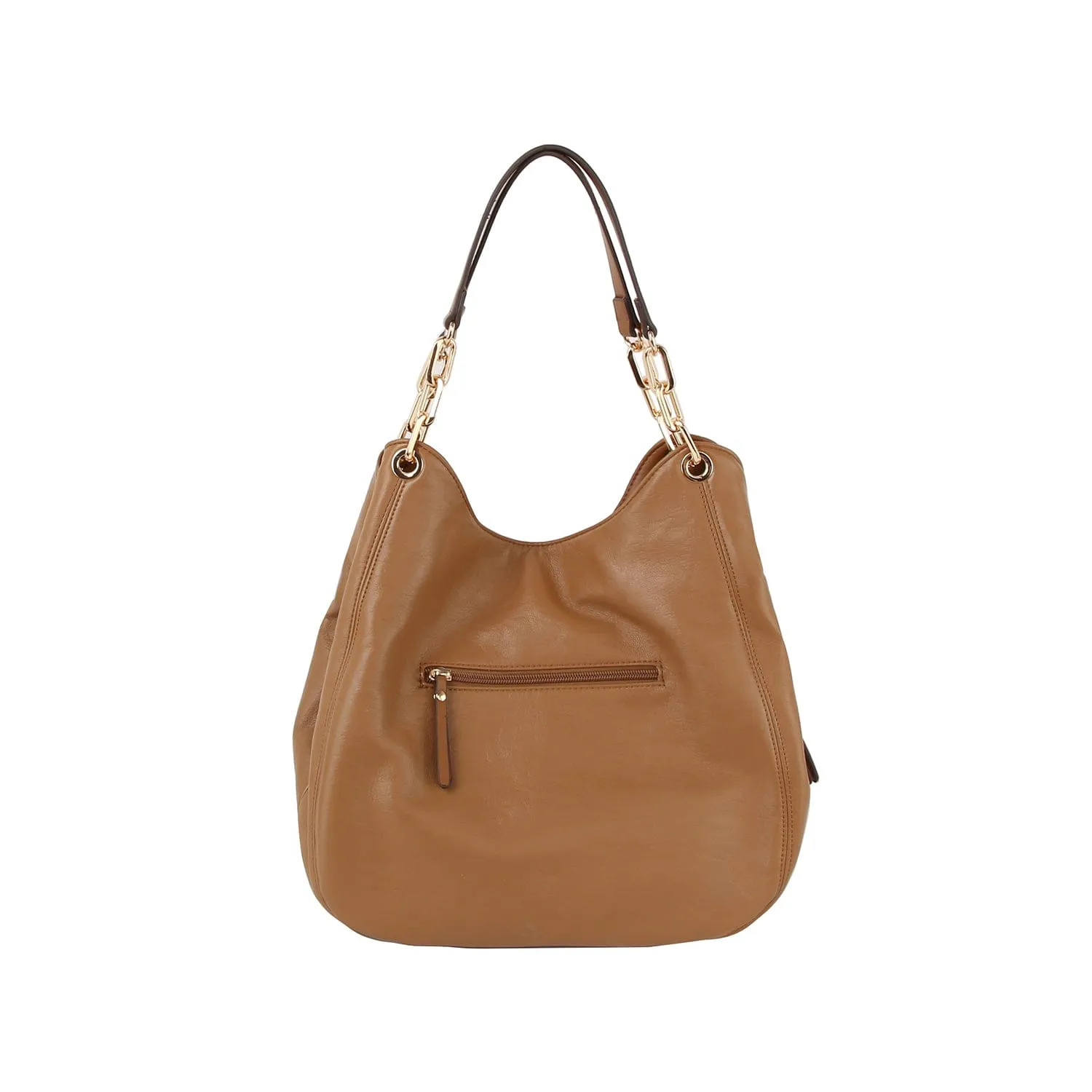 CJF143 Three Compartment Hobo Tote Bag