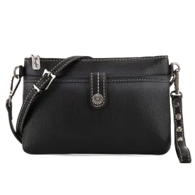 Clutch/ Wristlet Crossbody - Black