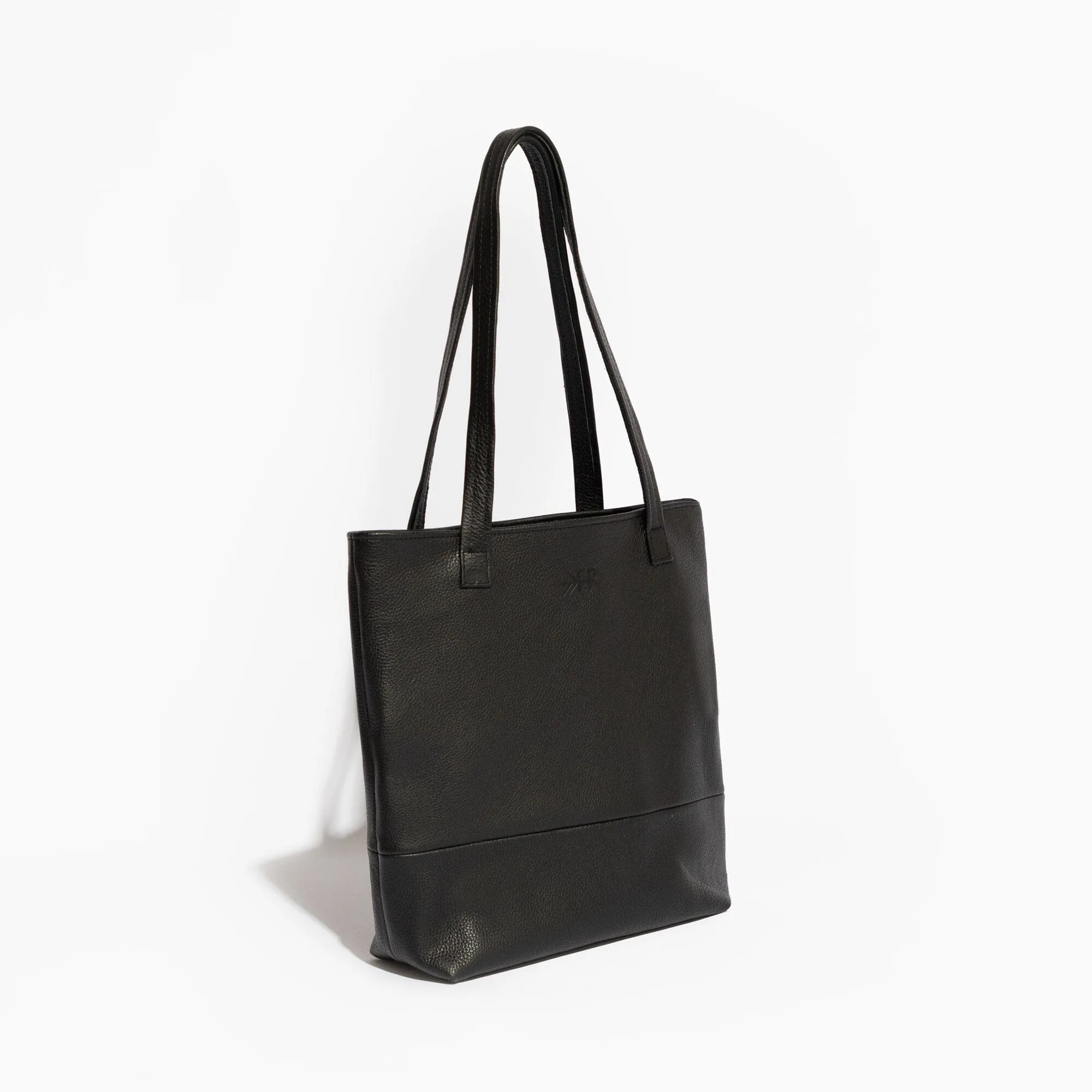 Ebony Leather Tote