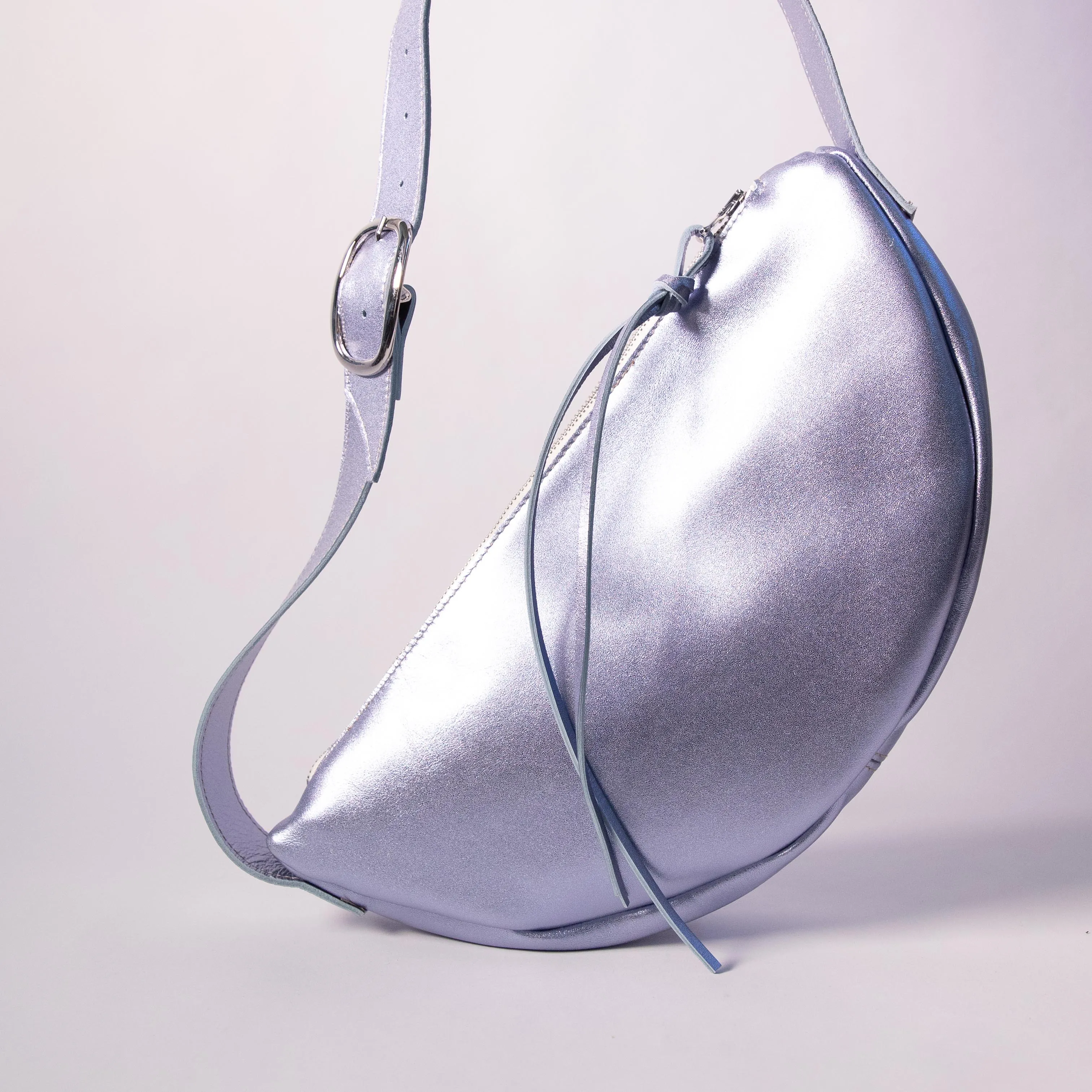 Harpers Emporium Luna Crossbody Bag in Metallic Lilac