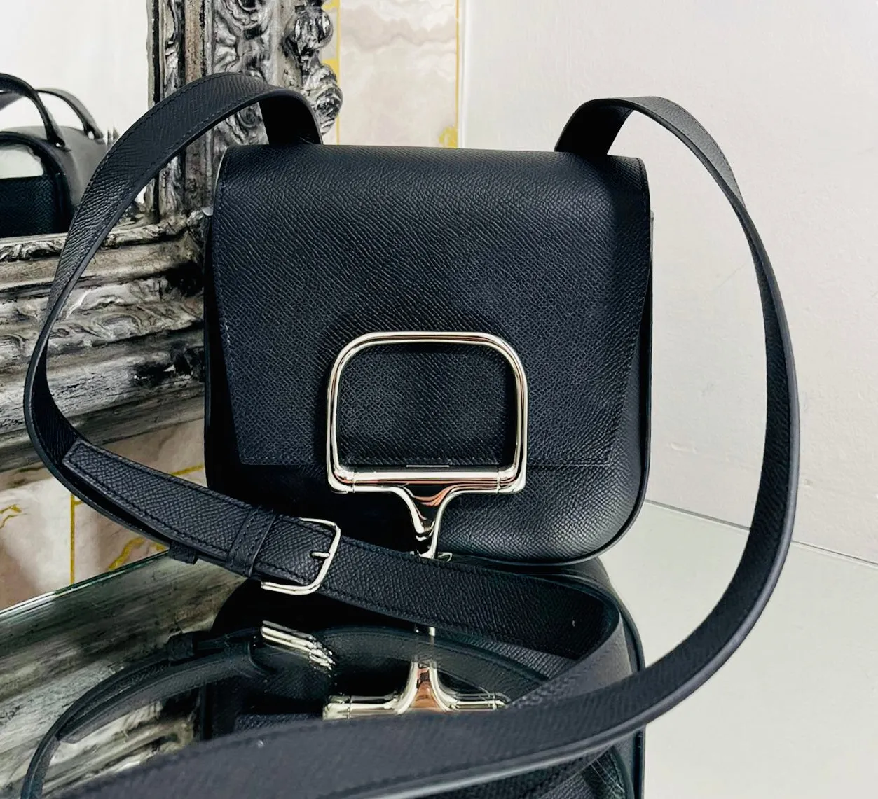 Hermes Della Cavalleria Mini Epsom Leather Bag