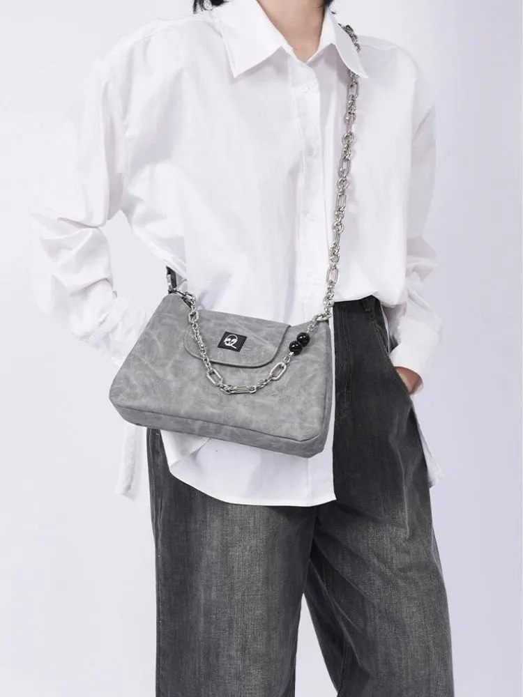 Leather crossbody ladies bag【s0000002928】