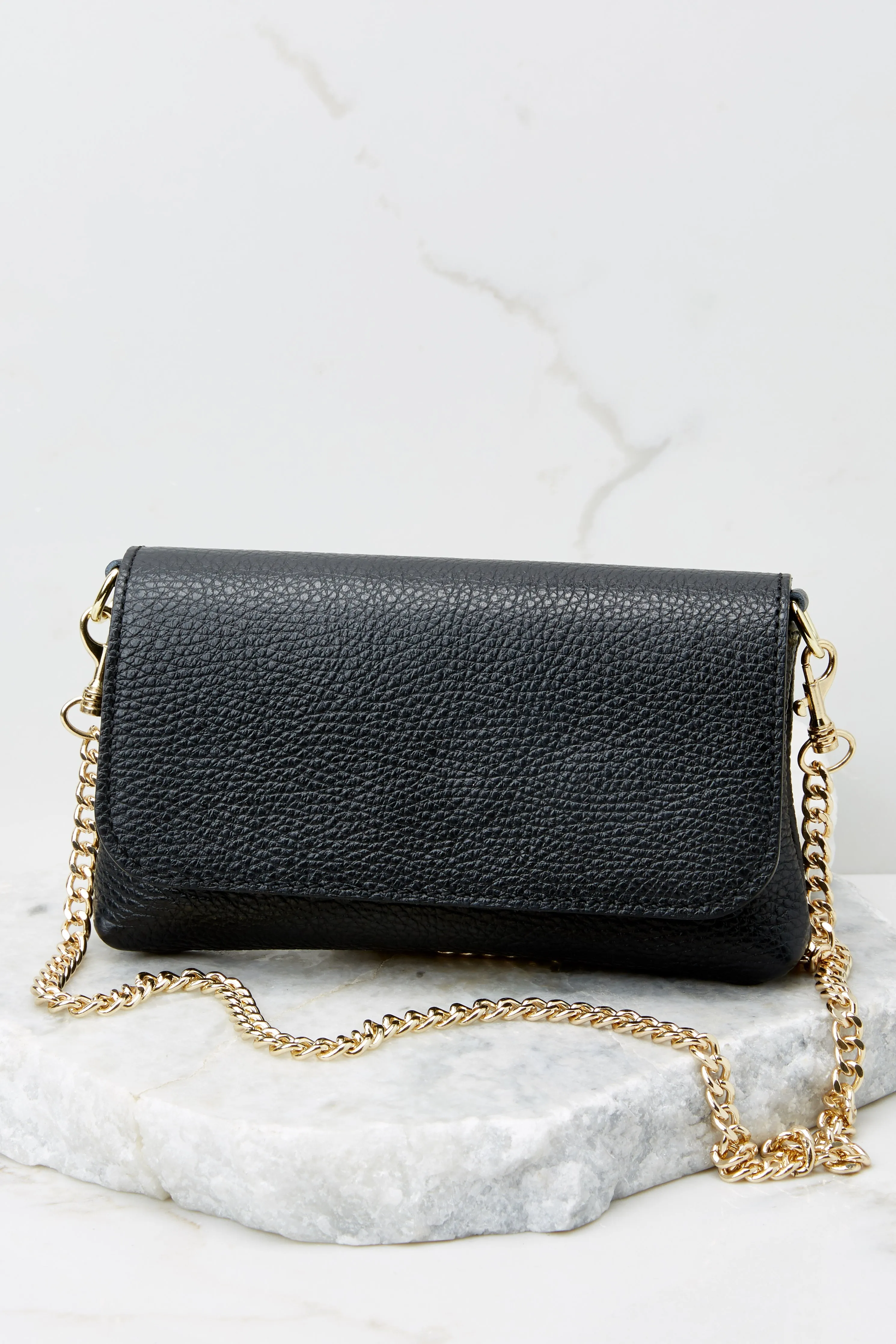 Little Lady Black Leather Bag