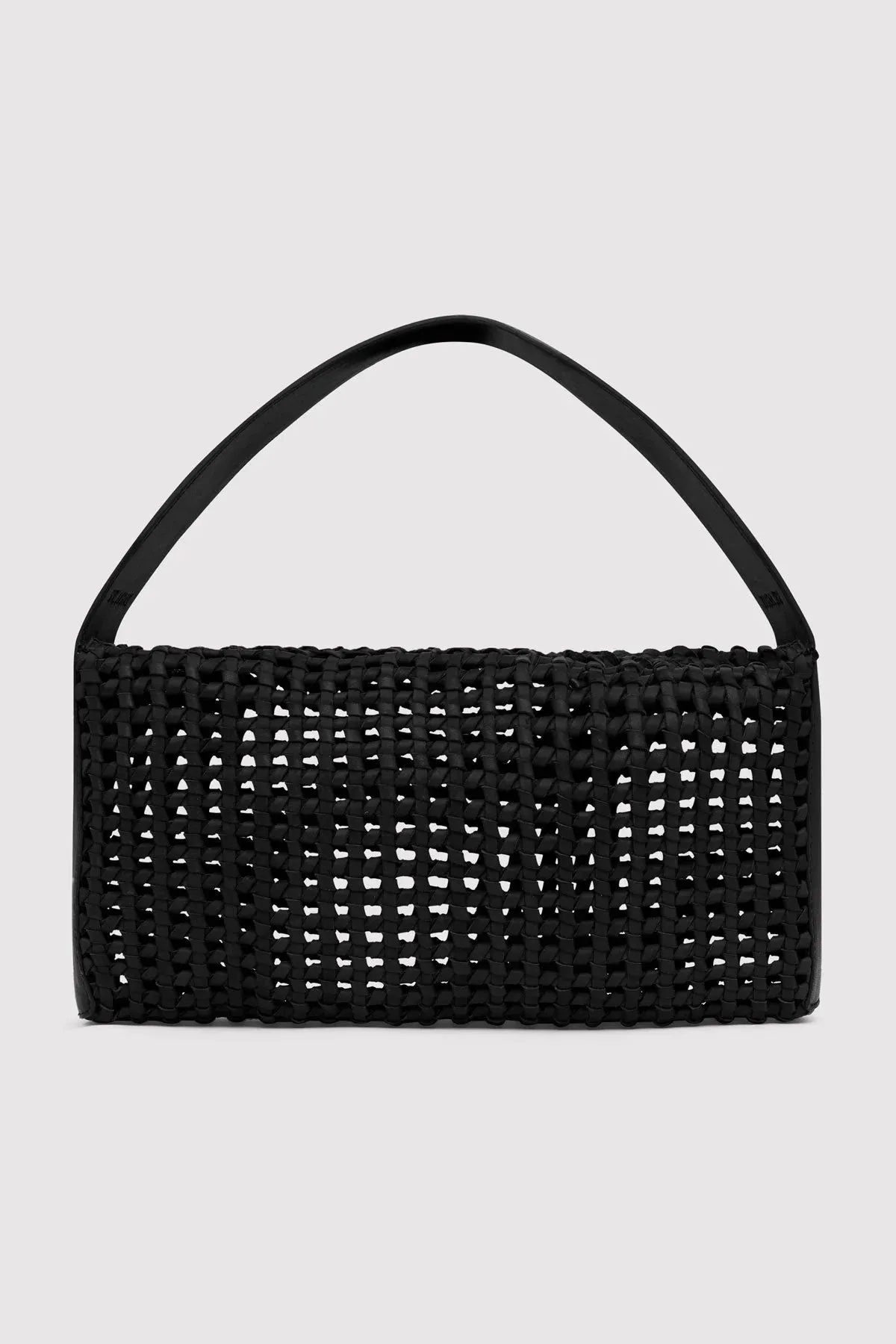 MACRAME MESH BAG - BLACK