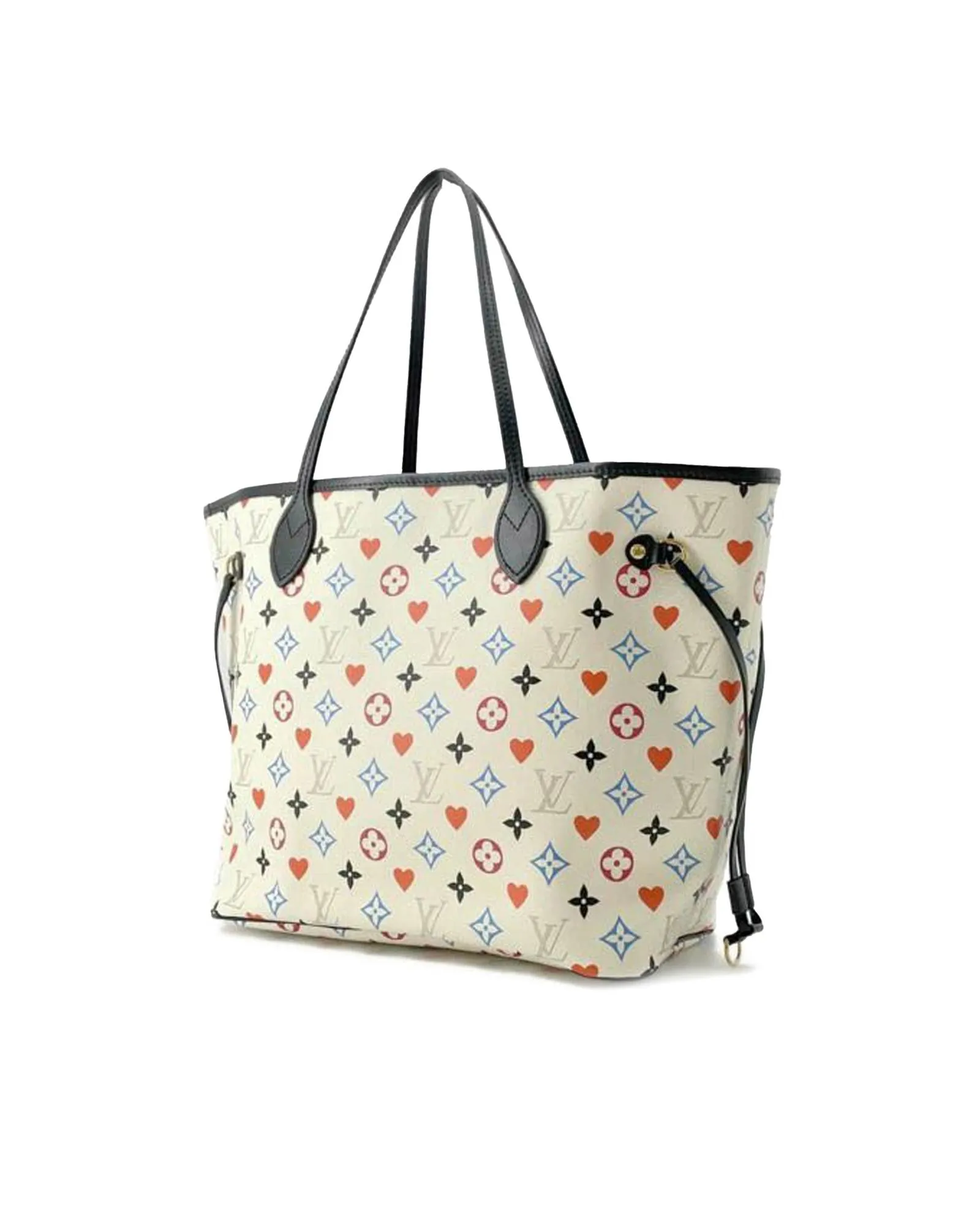 Monogram Canvas Tote with Leather Trim and Interior Zip Pocket