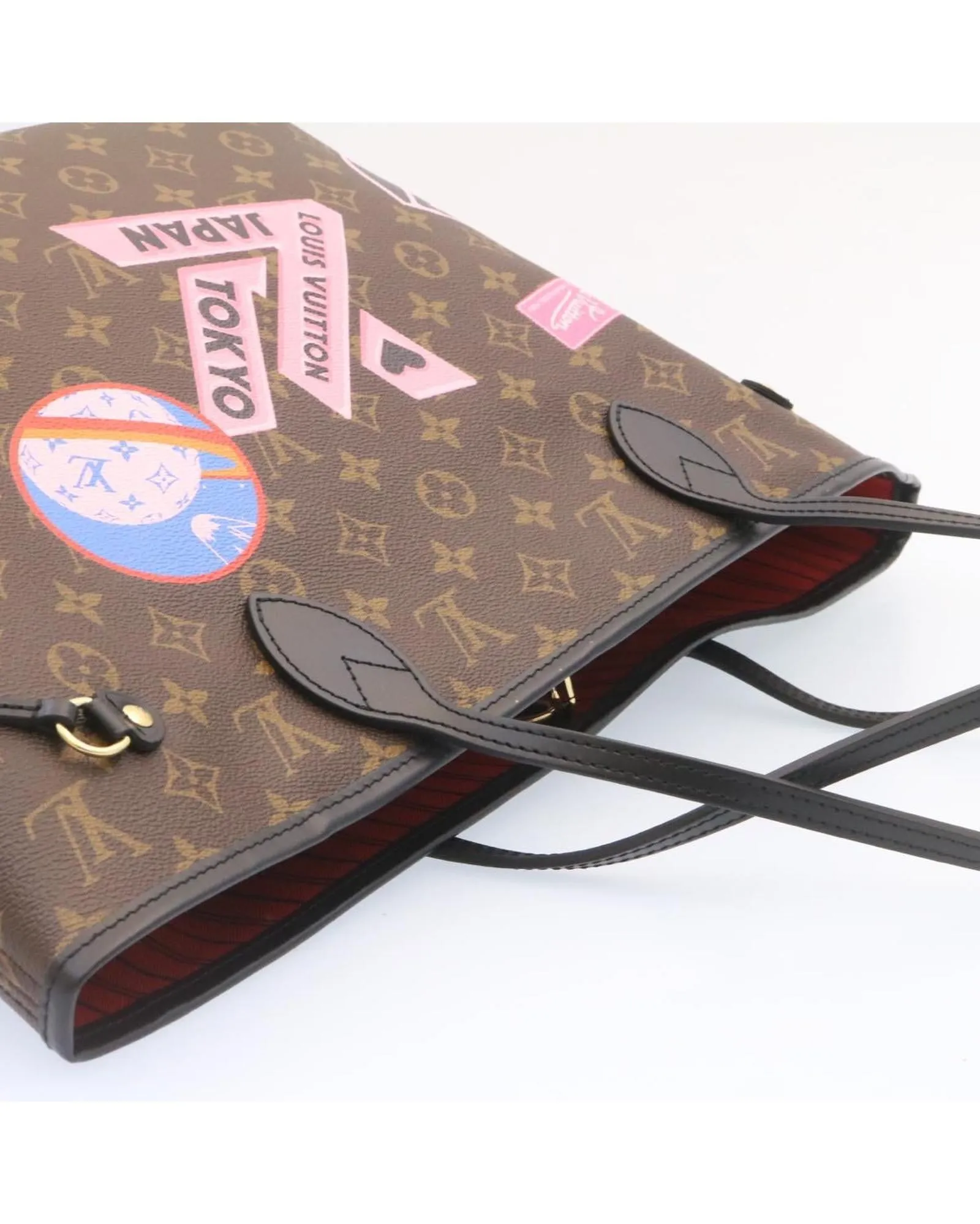 Monogram World Tour Neverfull MM Tote Bag