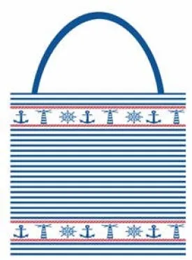 Nautical Blue Tote