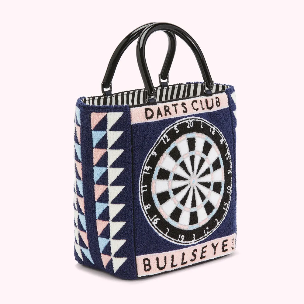 NAVY BULLSEYE BIBI TOTE