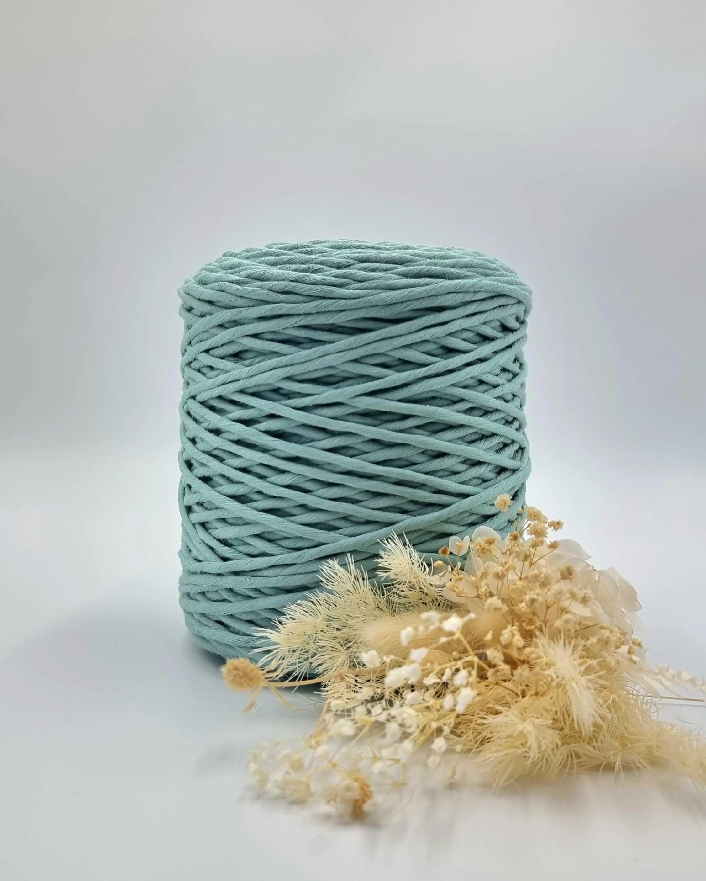 Neo Mint- 3MM Single Strand Luxe Cotton String 1KG