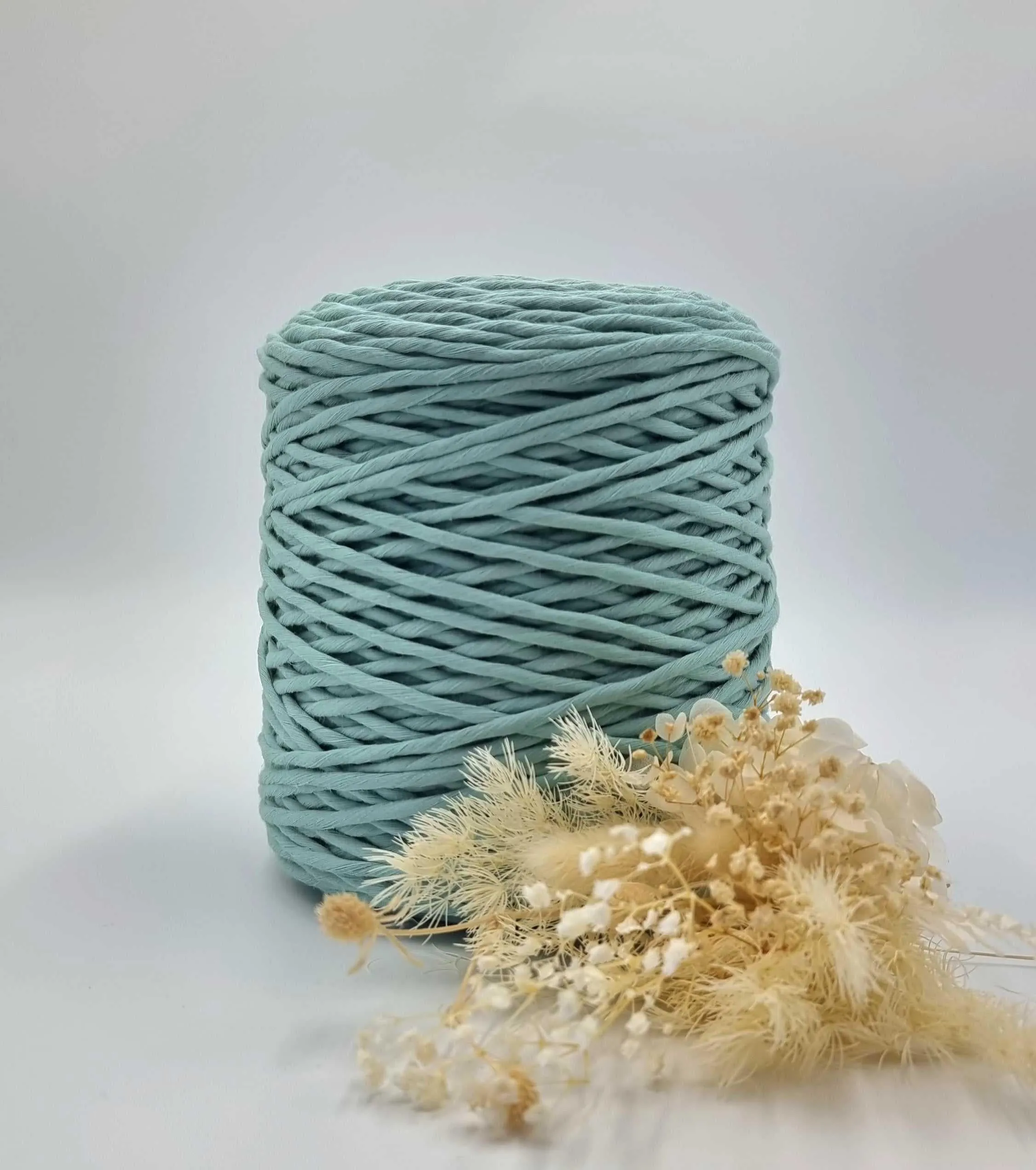 Neo Mint- 3MM Single Strand Luxe Cotton String 1KG