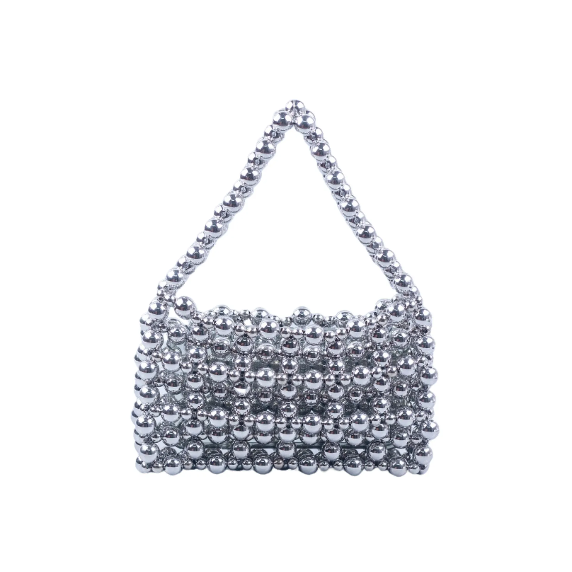 Pre Order:  Hand Woven Acrylic Beaded Handbag