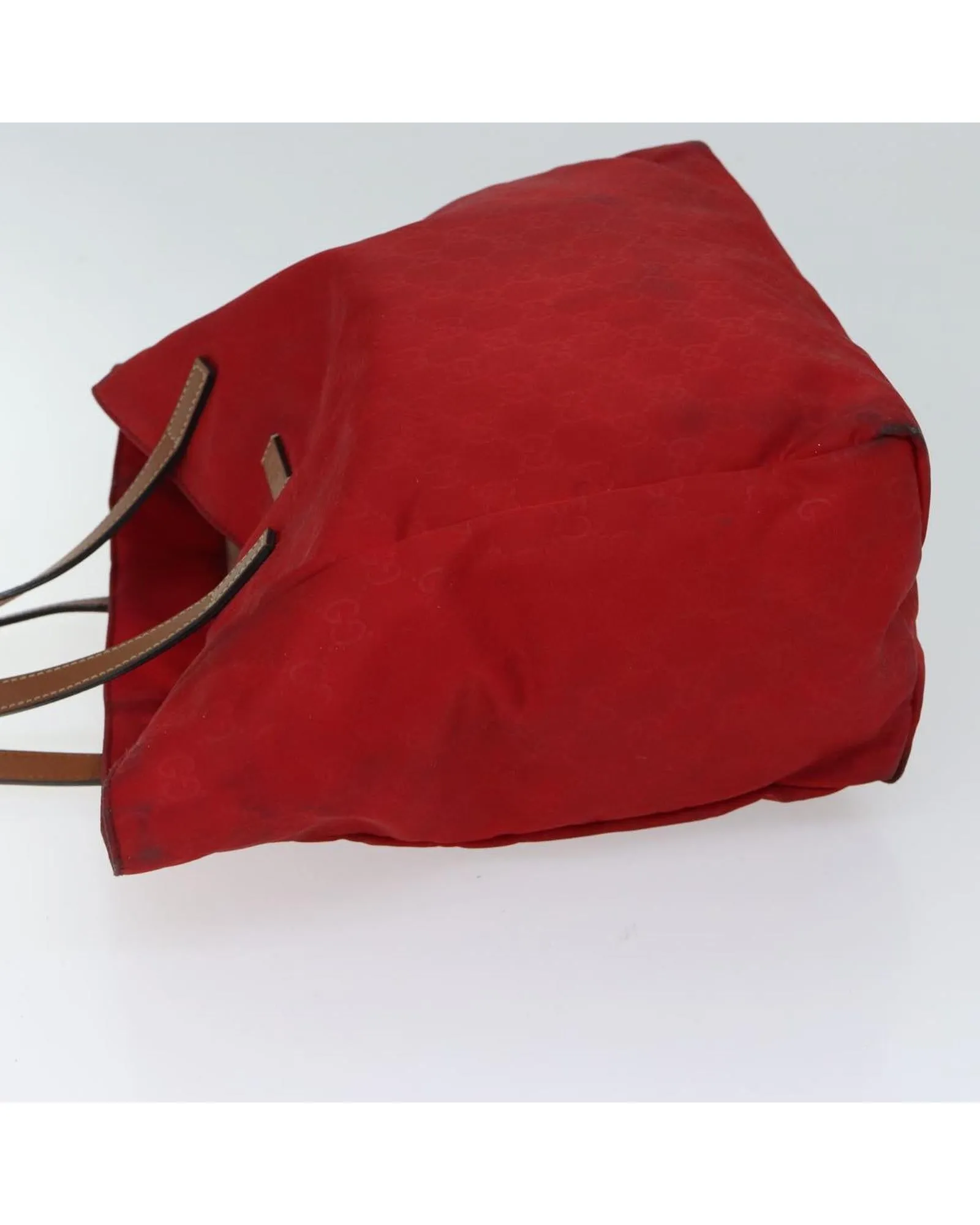 Red GG Canvas Tote Bag with Accessory - Italian Made