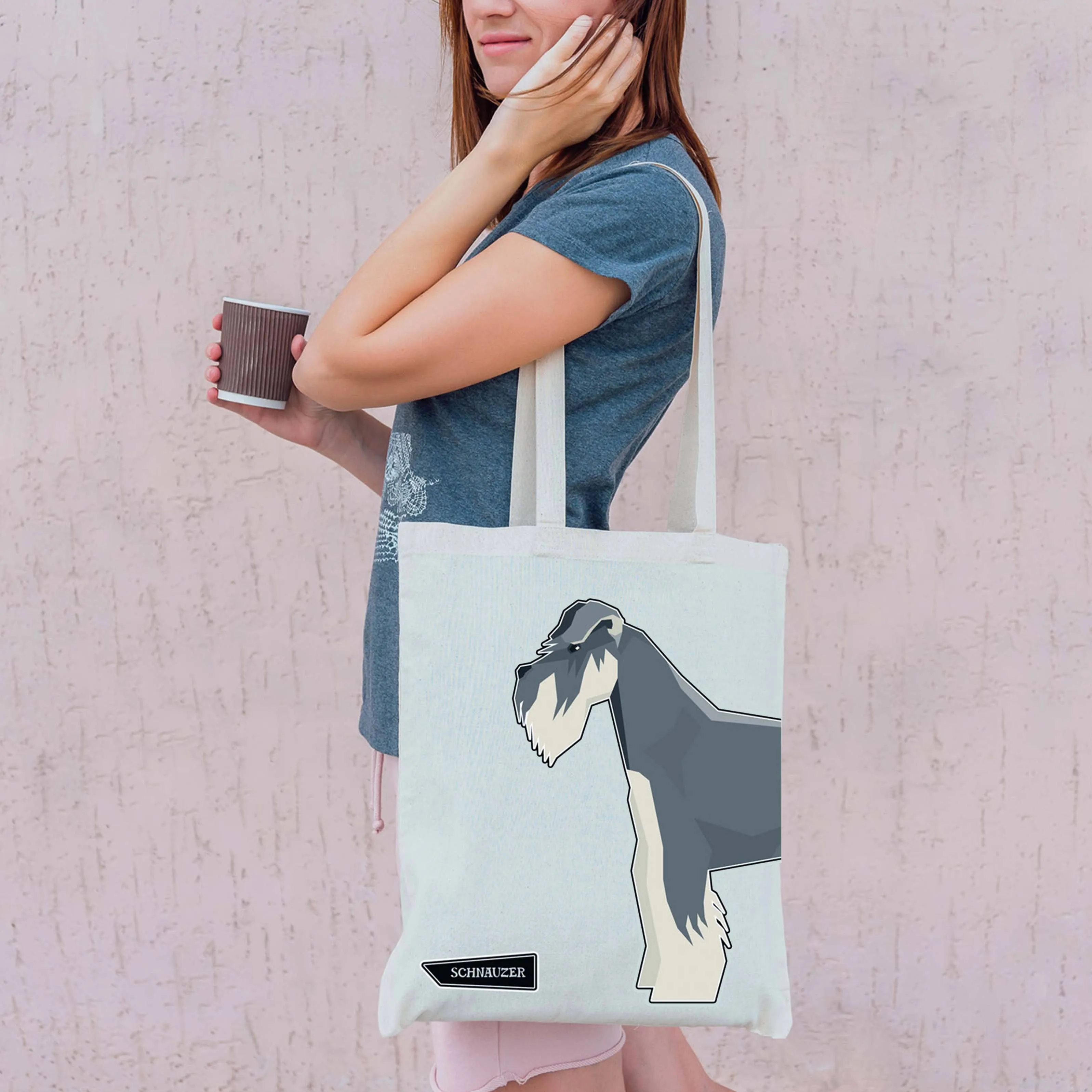 Schnauzer Tote Bag