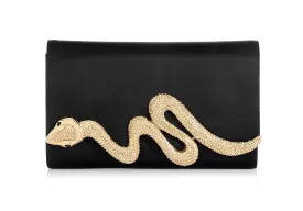 Serpent Fizzoni Champagne Black Satin