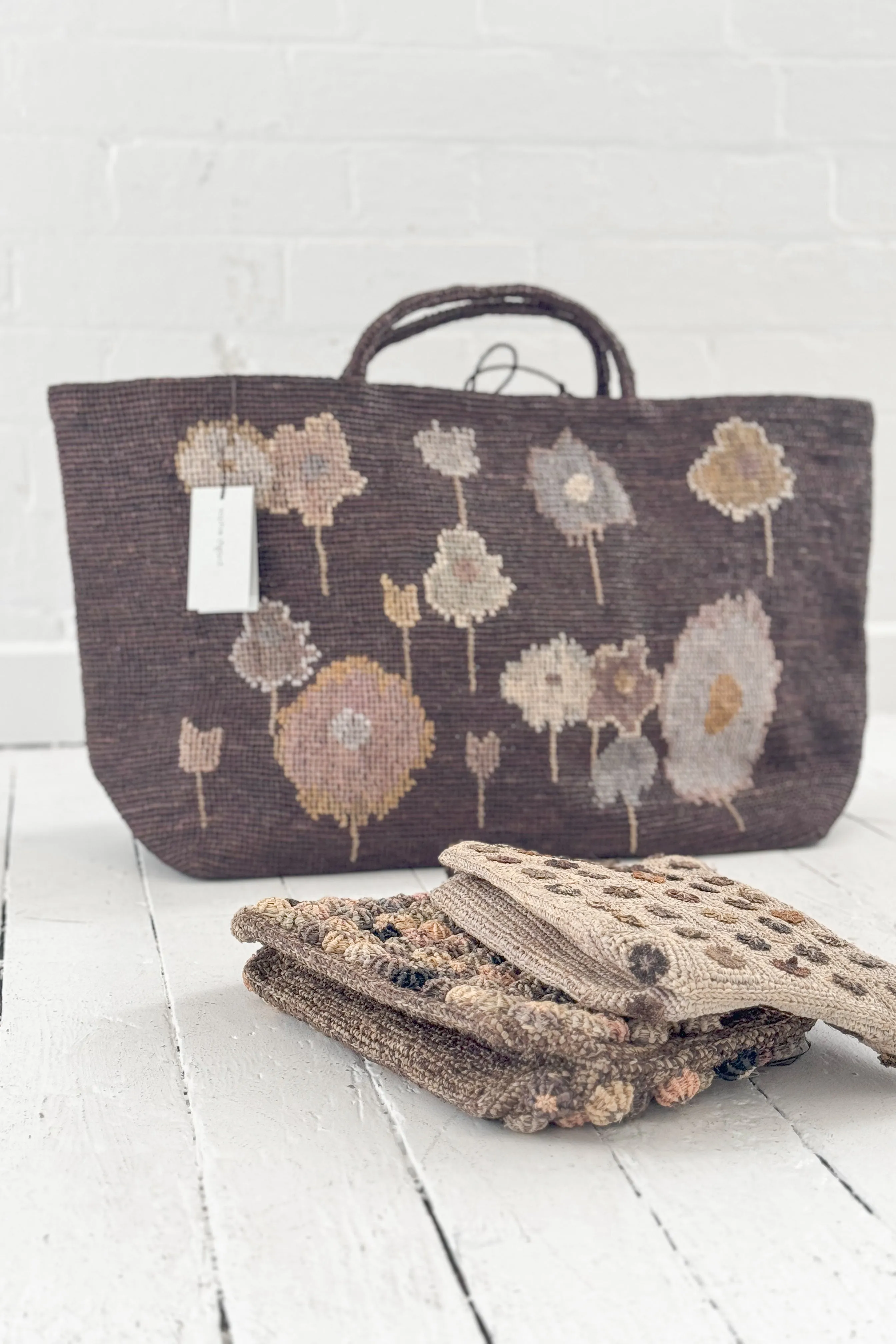 Sophie Digard | Raffia Applique Tote | Beatrice