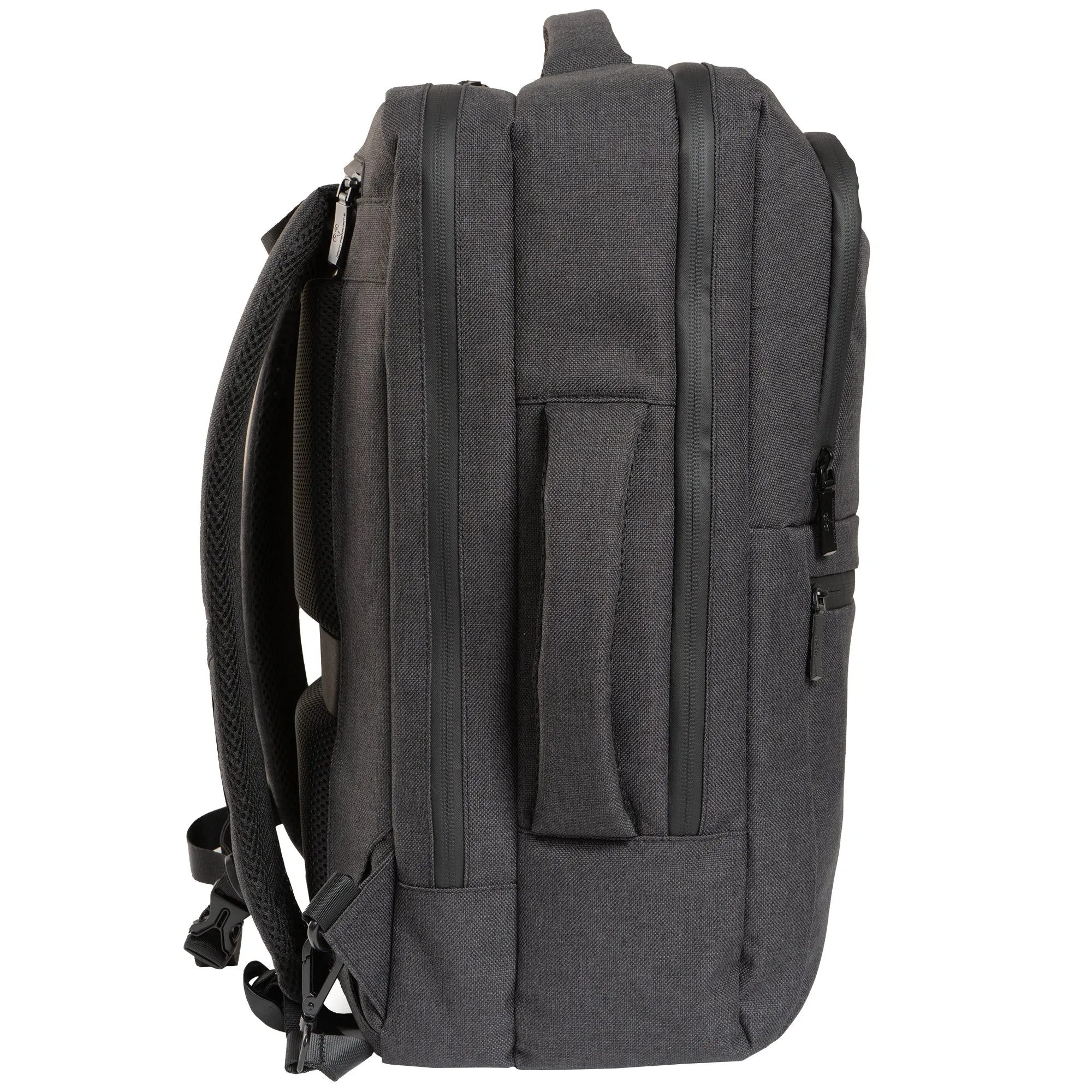 The Bristol | 19-In Textured Convertible Travel Backpack with USB Port