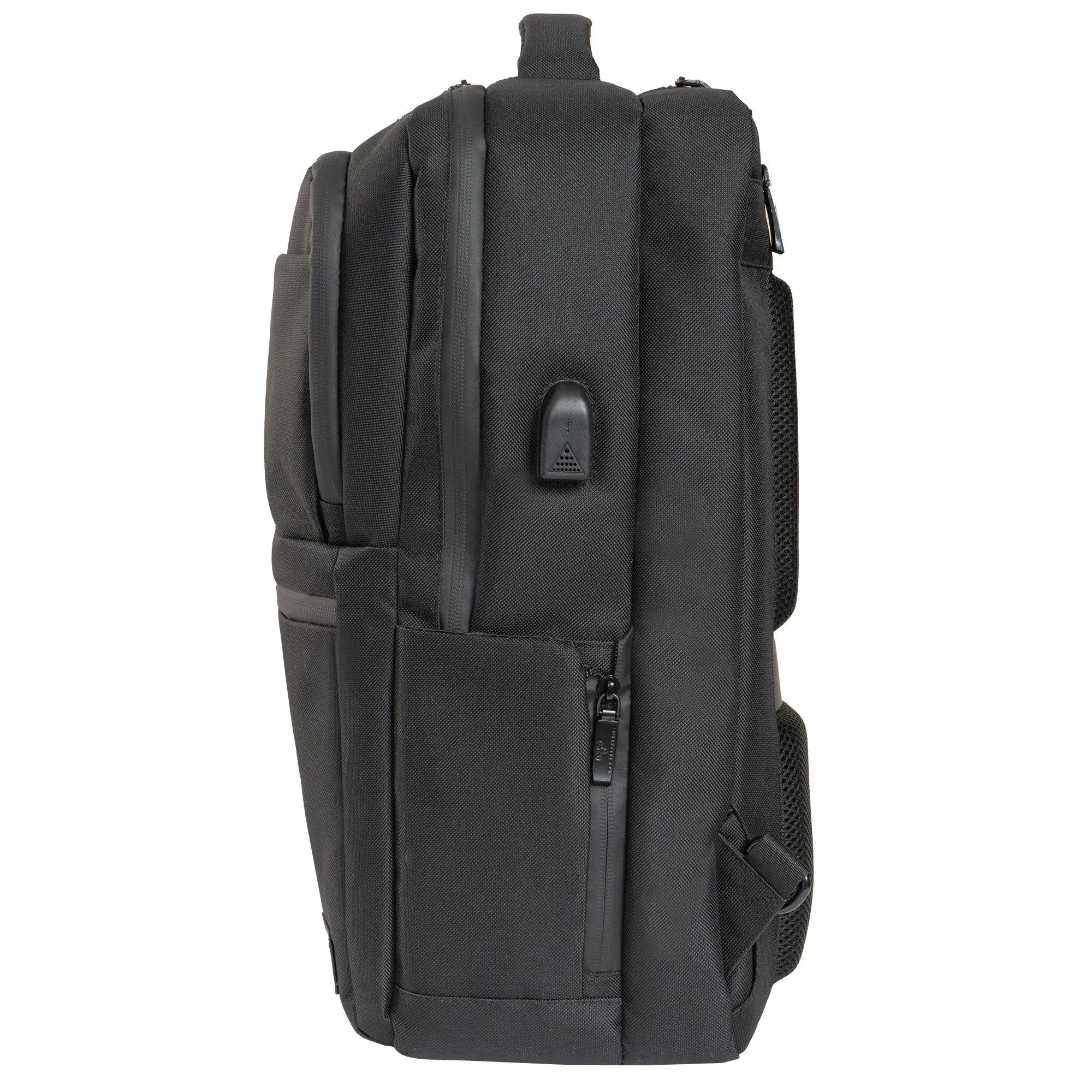 The Bristol | 19-In Textured Convertible Travel Backpack with USB Port