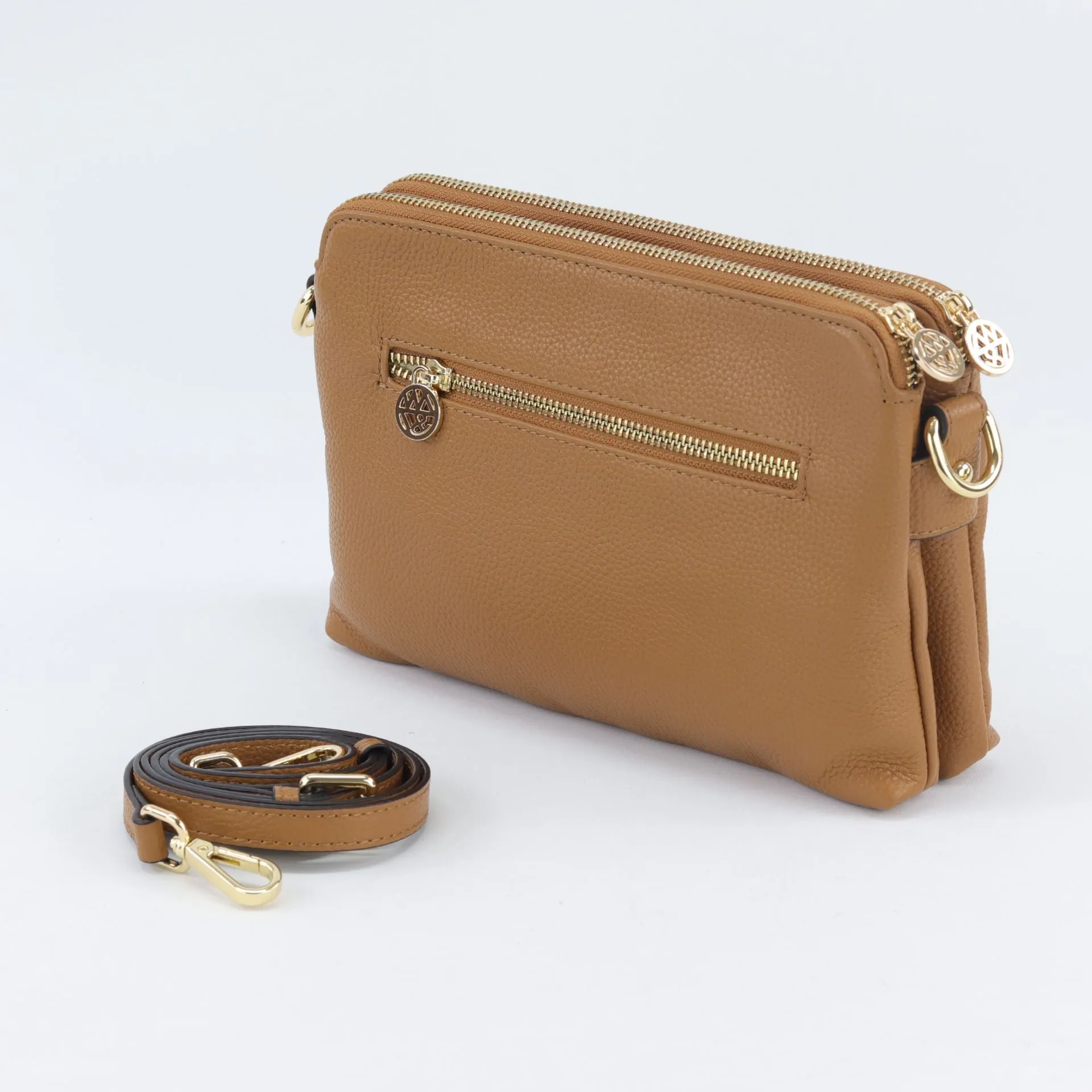 Trisha leather crossbody