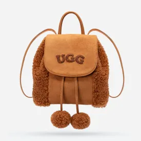 Ugg Pompom Fluffy Backpack