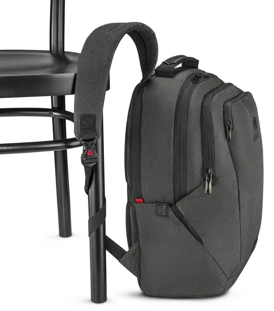 Wenger MX ECO Professional 16" Laptop Backpack with Tablet Pocket - Charcoal