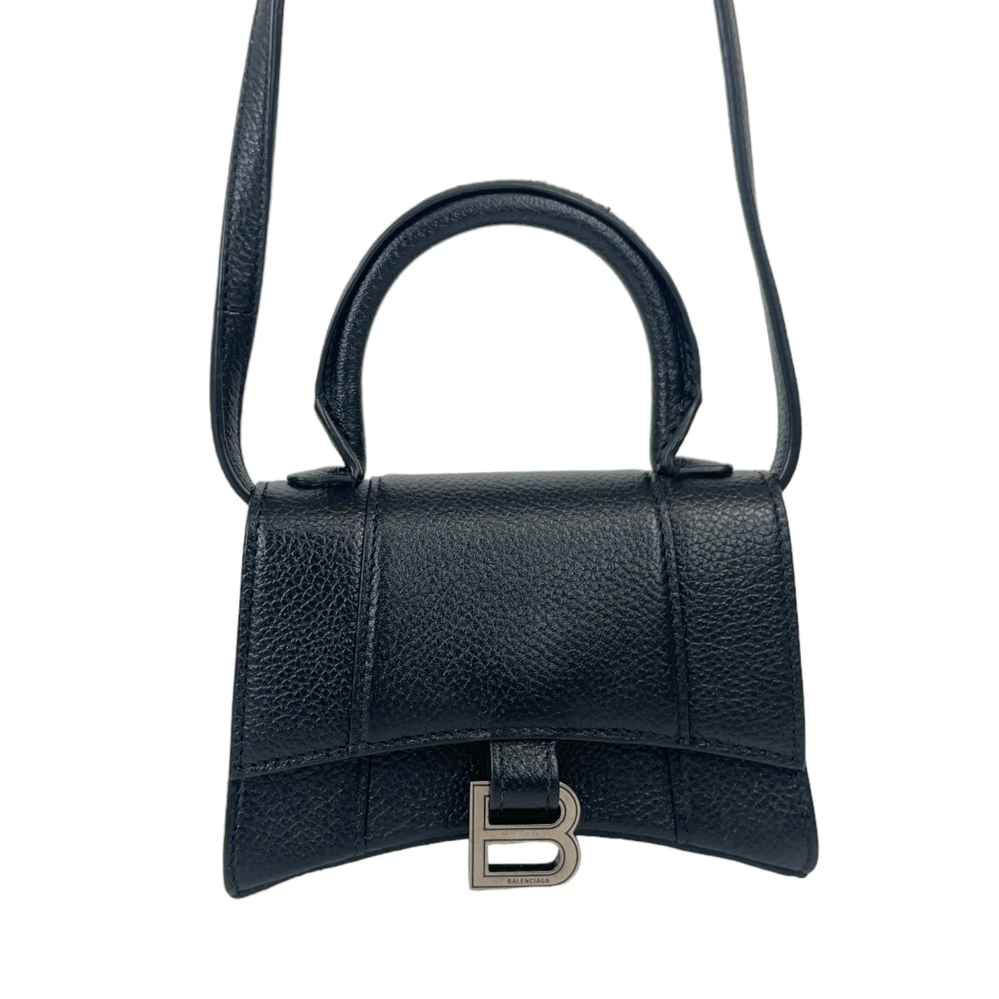 Women's Mini Hourglass Handbag Black