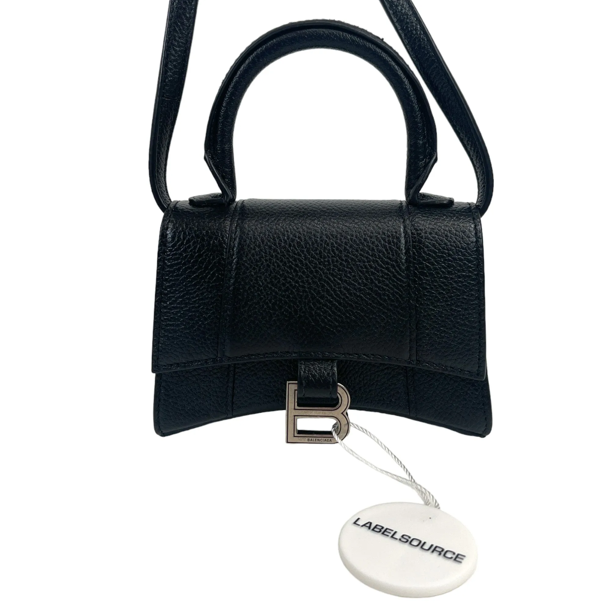 Women's Mini Hourglass Handbag Black