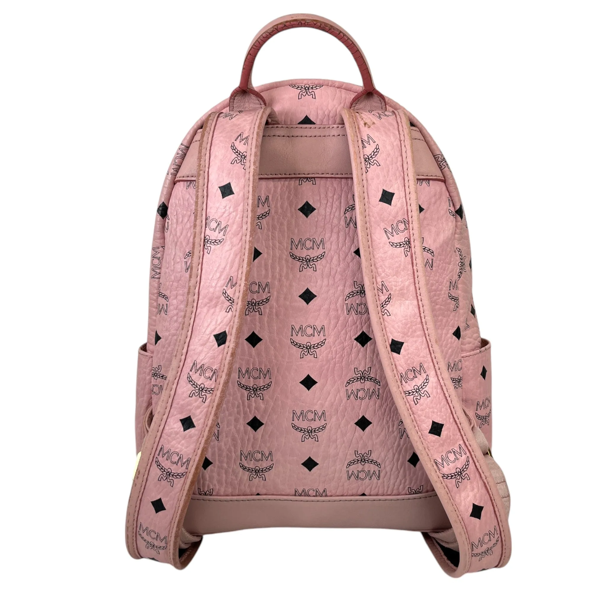 Women's Studded Stark Rabbit Backpack Pink