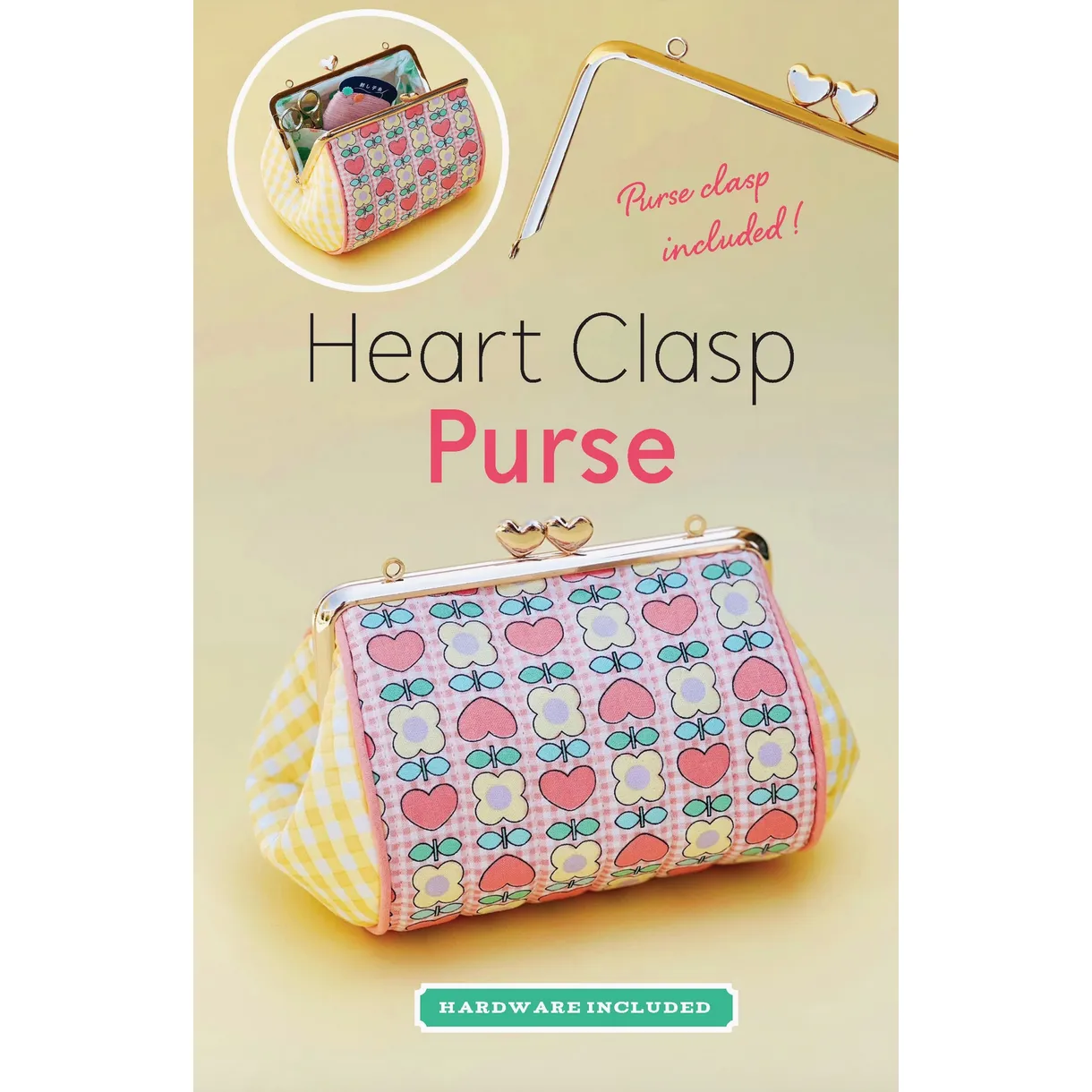 Zakka Workshop | Heart Clasp Purse Rose Gold